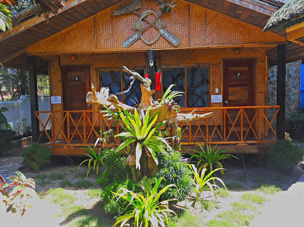 Castaway Native Huts Apartment San Vicente  Ngoại thất bức ảnh