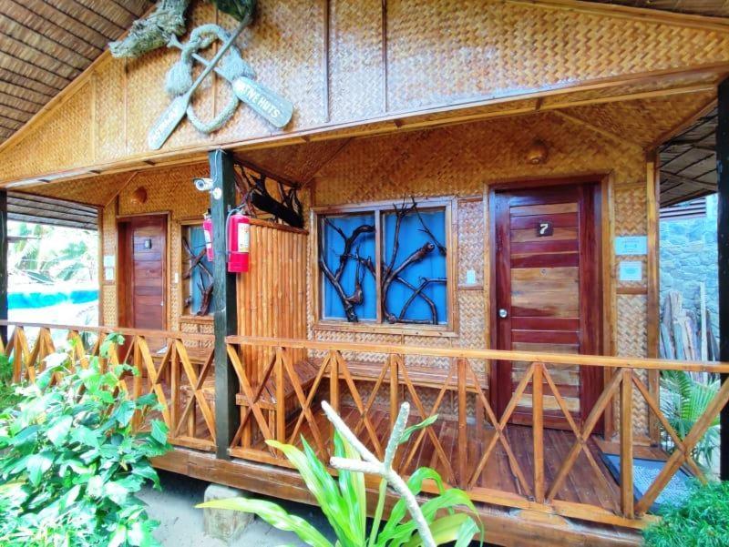Castaway Native Huts Apartment San Vicente  Ngoại thất bức ảnh